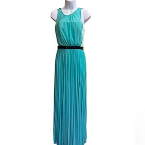 ABS mint green dress with pleats size 4